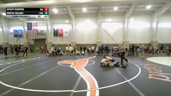 113 lbs Cons. Round 3 - Deryk Valdez, Carbon vs Wyatt Norton, Wasatch