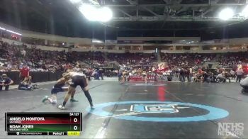 5A 127 lbs Quarterfinal - Noah Jones, Volcano Vista vs Angelo Montoya, La Cueva