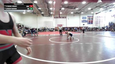 138 lbs Round Of 32 - Beaudin Damboise, Northwestern vs Anthony Vazquez, Notre Dame-Fairfield