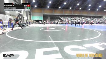 76 lbs Round Of 16 - Masten Felix, Mantanona TC vs Cael Danielson, Texas Elite