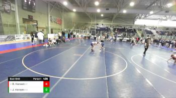 106 lbs Cons. Round 3 - Jaxon Hansen, East Idaho Elite vs Ryder Hansen, Mountain Crest High School Wre