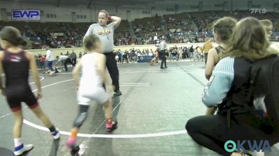 46 lbs Consi Of 4 - Anna Orso, Sulphur Youth Wrestling Club vs Audalie Deloera, Tuttle Wrestling