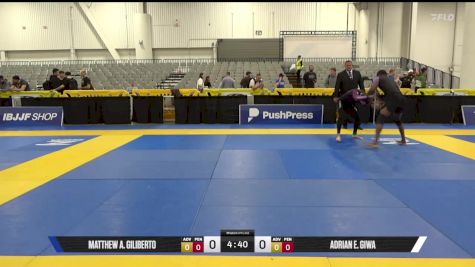 Adrian E. Giwa vs Matthew A. Giliberto 2025 World IBJJF Jiu-Jitsu No-Gi Championship