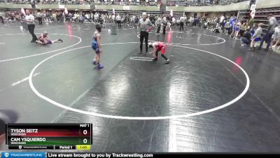 65 lbs Quarterfinal - Cam Ysquierdo, Wisconsin vs Tyson Seitz, Wisconsin