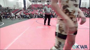 76-80 lbs Semifinal - Hunter Telles, Talihina Youth Wrestling Club vs Austin Bloodworth, Ponca City Wildcat Wrestling