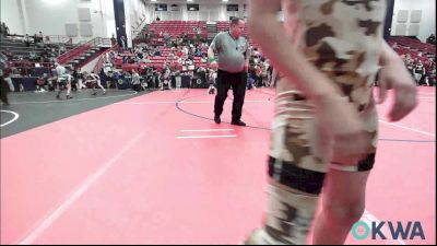76-80 lbs Semifinal - Hunter Telles, Talihina Youth Wrestling Club vs Austin Bloodworth, Ponca City Wildcat Wrestling