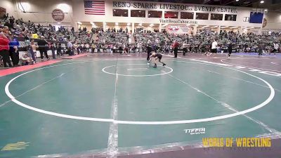 55 lbs Consi Of 8 #1 - Larry Meza Jr, Sunkist Kids Monster Garage vs Joshua Sawyer, Thunder Mountain Wrestling Club (TMWC)