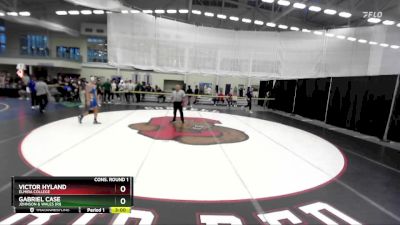 157 lbs Cons. Round 1 - Victor Hyland, Elmira College vs Gabriel Case, Johnson & Wales (RI)