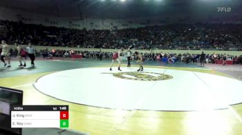 143 lbs Round Of 32 - Jackson King, Weatherford vs Erik Roy, Comanche Indians