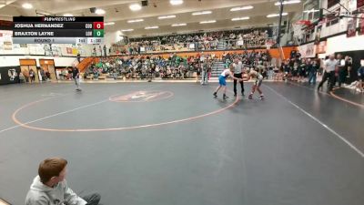 115 lbs Round 1 - Joshua Hernandez, Cody Middle School vs Braxton Layne, Lovell Middle School
