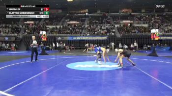 157 lbs Champ. Round 1 - Jared Lee, RIT vs Clayton McDonough, Luther