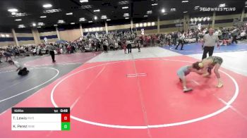 102 lbs Consi Of 8 #1 - Teagan Lewis, Payson WC vs Kingston Perez, Rebel WC