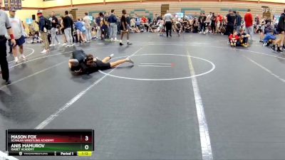 92 lbs Cons. Semi - Mason Fox, Scanlan Wrestling Academy vs Anis Mamurov, Isabet Academy