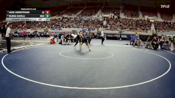 126-D1 Champ. Round 1 - Elena Davila, Buckeye Union High School vs Jade Armstrong, Sunnyside High School