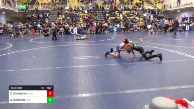 94 lbs Quarterfinal - Cj Dreshman, Canon-McMillan vs Aj Bechlem, Westshore