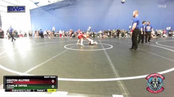 88 lbs Quarterfinal - Ashton Allfree, SlyFox vs Czarlie Diffee, Cowboy