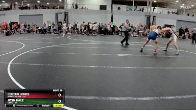 138 lbs Round 7 (8 Team) - Colten Jones, Impact Silver vs Josh Hale, LBWC