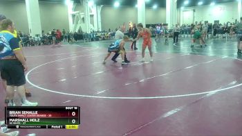 190 lbs Round 5 (10 Team) - Marshall Holz, SD White vs Brian Senalle, Youth Impact Center Orange