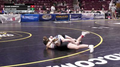 100 lbs Quarterfinal - Claire Gobrecht, South Western-G vs Ashley Stank, Quakertown-G