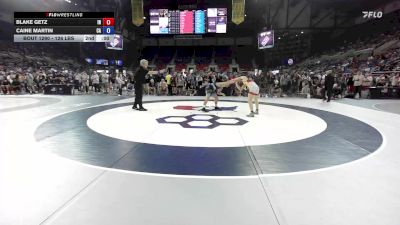 132 lbs Cons. Sub-rd Of 64 - Kael Seneca, FL vs Cooper Hinz, IA