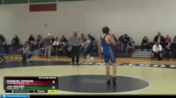 106 lbs Finals (2 Team) - Levi Walker, Moapa Valley vs Marques Johnson, Cimarron Memorial