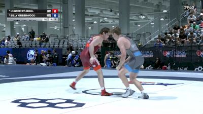 72 kg Semis - Hunter Sturgill, Indiana RTC vs Billy Greenwood, Arkansas Regional Training Center