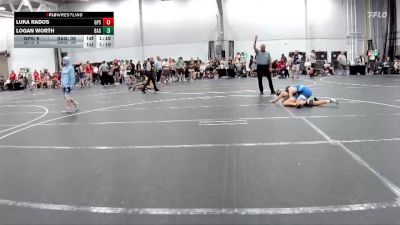 106 lbs Round 2 (4 Team) - Luka Rados, GPS vs Logan Worth, Broad Axe Gold