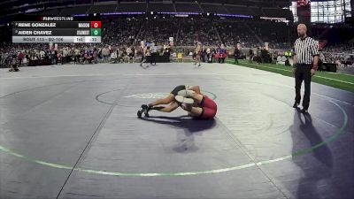 D2-106 lbs Cons. Round 1 - Rene Gonzalez, Mason HS vs Aiden Chavez, Zeeland West HS