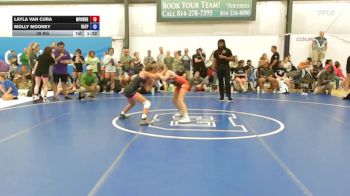 38 kg 3rd Place - Layla Van Cura, MPOWER Girls Wrestling Club - W vs Molly Mooney, Virginia Team Predator - W