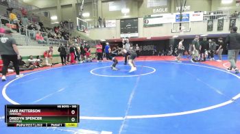 165 lbs Cons. Round 3 - Jake Patterson, VERDIGRIS vs Dredyn Spencer, MUSKOGEE