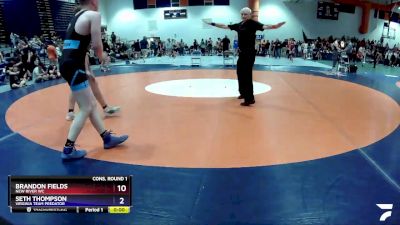 138 lbs Cons. Round 1 - Brandon Fields, New River WC vs Seth Thompson, Virginia Team Predator