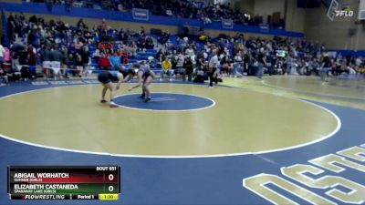 125lbs Champ. Round 3 - Abigail Worhatch, Sumner (Girls) vs Elizabeth Castaneda, Spanaway Lake (Girls)