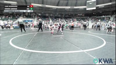 73 lbs Consi Of 16 #2 - Cain Rodriguez, Viking Wrestling Club vs Kenzie Lemings, Eufaula Ironheads Wrestling Club