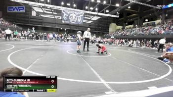 90-95 lbs Quarterfinal - Rito Gurrola Jr, Dodge City Wrestling Academy vs Griffin Forsberg, Andover