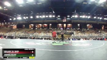 138 lbs Cons. Round 4 - William `Dj` Bass, New Smyrna Beach Sr H S vs Andres Rojas, Miami Southridge Hs