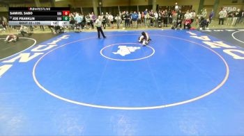 126 lbs Champ. Round 1 - Joe Franklin, Unattached vs Samuel Sabo, Unattached
