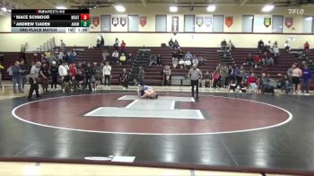 144 lbs 2nd Place Match - Andrew Tjaden, Anamosa vs Mace Schnoor, Monticello