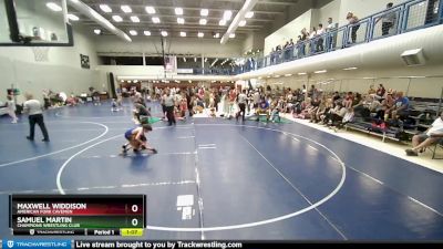 67-74 lbs Round 3 - Maxwell Widdison, American Fork Cavemen vs Samuel Martin, Champions Wrestling Club