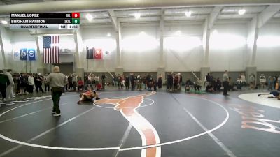 126 lbs Quarterfinal - Manuel Lopez, Delta vs Brigham Harmon, Skyline
