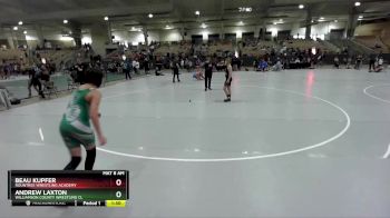 105 lbs Champ. Round 1 - Andrew Laxton, Williamson County Wrestling Cl vs Beau Kupfer, Rountree Wrestling Academy