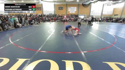 126 lbs Round Of 16 - Derek Marcolini, Milford vs Stephen Kittredge, Vergennes