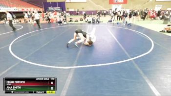 110 lbs Cons. Round 3 - Myah French, Utah vs Ana Smith, Colorado