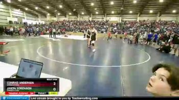 138 lbs Semifinal - Conrad Andersen, Spanish Fork vs Jaxon Sorenson, Spanish Fork