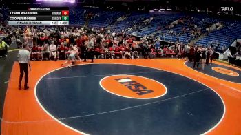 126 lbs Finals (8 Team) - Cooper Morris, Coal City vs Tyson Waughtel, Vandalia