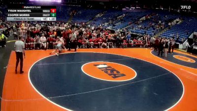 126 lbs Finals (8 Team) - Cooper Morris, Coal City vs Tyson Waughtel, Vandalia