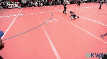 46 lbs Round Of 32 - Kane Howe, Blackwell Wrestling Club vs Haxton Helferich, Bluestem Wrestling Club