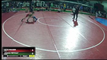 58 lbs Quarterfinal - Joshua Metcalf, Idaho vs Otto Mauger, Utah