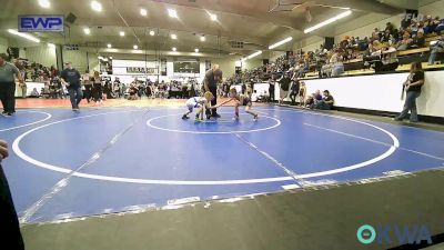 55 lbs Semifinal - Aksel Davis, Tahlequah Wrestling Club vs Kade Whitenack, Tiger Trained Wrestling