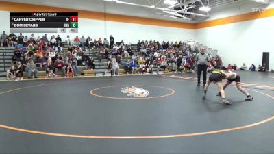 103 lbs Semifinal - Dom Bevans, Hawkeye Wrestling Academy vs Carver Crippen, DC Elite