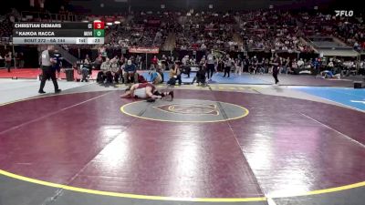 6A 144 lbs Cons. Round 2 - Christian Demars, Centennial vs Kaikoa Racca, Mountain View